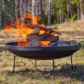 Чугунная чаша на металлической подставке PREMIUM C-серия (80)