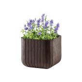 CUBE PLANTER M, кашпо (коричневый)