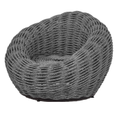 Кресло-гнездо плетеное DeckWOOD Nest (серый)