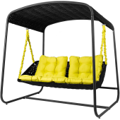 Диван подвесной со стойкой DeckWOOD Sky bed lite (черный)