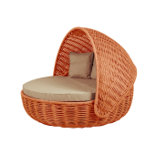 Беседка-кровать NestBed с откидным верхом DeckWOOD (оранжевый)