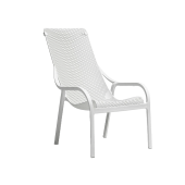 NET LOUNGE, лаунж-кресло пластиковое (bianco/белый)