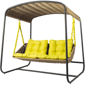 Диван подвесной со стойкой DeckWOOD Sky bed lite (песочный)