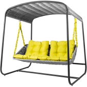 Диван подвесной со стойкой DeckWOOD Sky bed lite (серый)