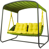 Диван подвесной со стойкой DeckWOOD Sky bed lite (салатовый)