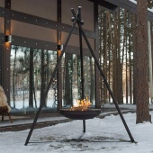 Чугунная чаша на треноге PREMIUM X-серия (80)