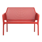 NET BENCH, скамья пластиковая (corallo/коралл)