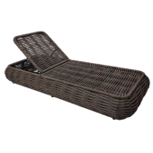 Шезлонг напольный DeckWOOD Sun pool (коричневый)