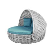 Беседка-кровать NestBed с откидным верхом DeckWOOD (белый)