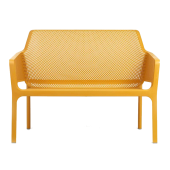 NET BENCH, скамья пластиковая (senape/горчица)