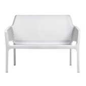NET BENCH, скамья пластиковая (bianco/белый)