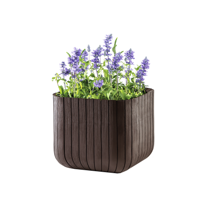 CUBE PLANTER M, кашпо (коричневый)