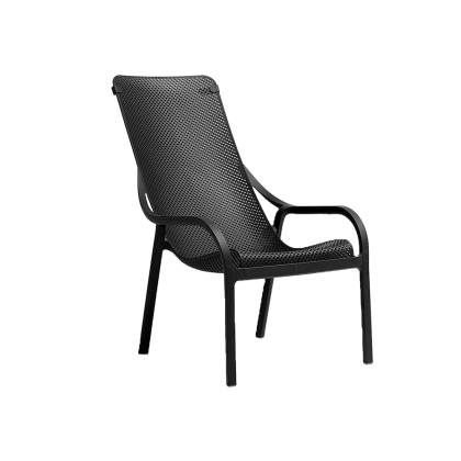 NET LOUNGE, лаунж-кресло пластиковое (antracite/антрацит)