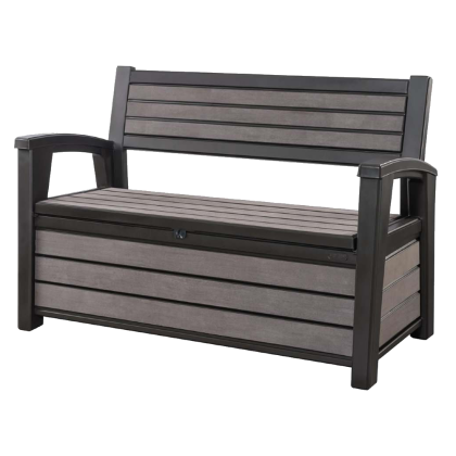 HUDSON BENCH 227L (132.7 x 61.2 x 89) (коричневый)