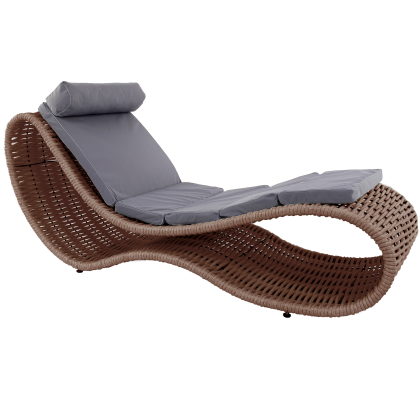 Шезлонг напольный DeckWOOD Wave pool