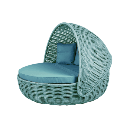 Беседка-кровать NestBed с откидным верхом DeckWOOD (голубой)