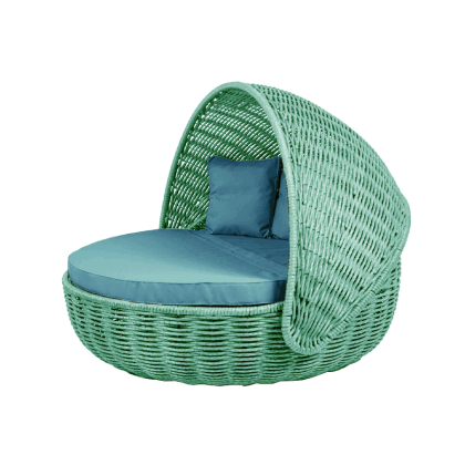 Беседка-кровать NestBed с откидным верхом DeckWOOD (бирюза)