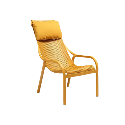 CUSCINO POGGIATESTA NET LOUNGE, подушка под голову (senape/горчица)