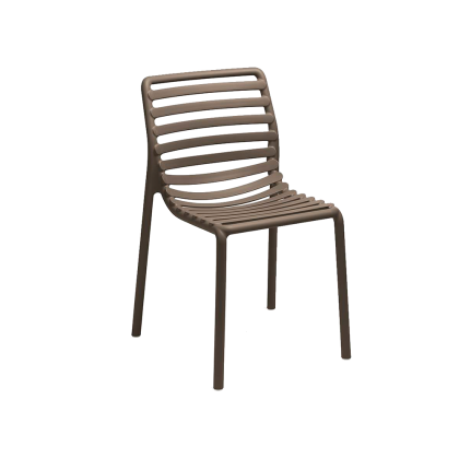 DOGA BRISTOT, стул пластиковый (tabacco/табак)