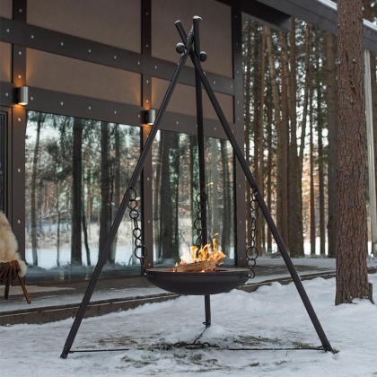 Чугунная чаша на треноге PREMIUM X-серия (80)