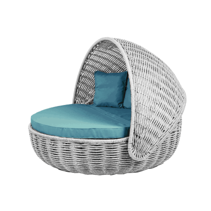 Беседка-кровать NestBed с откидным верхом DeckWOOD (белый)