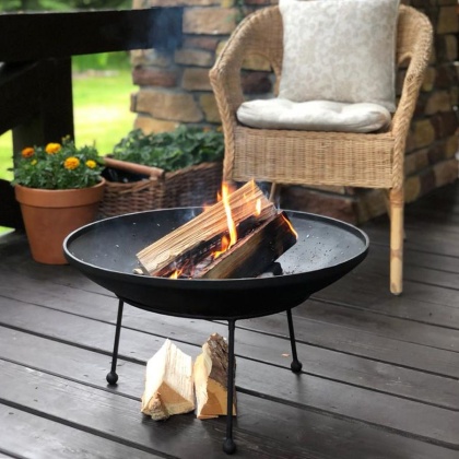 Чугунная чаша на металлической подставке PREMIUM C-серия (60)