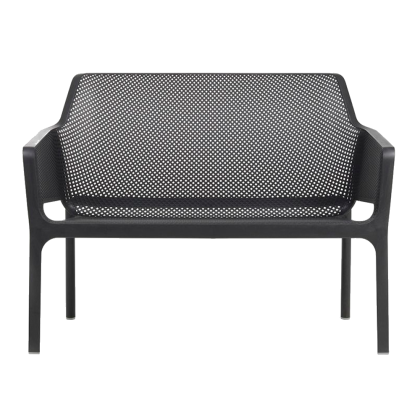 NET BENCH, скамья пластиковая (antracite/антрацит)