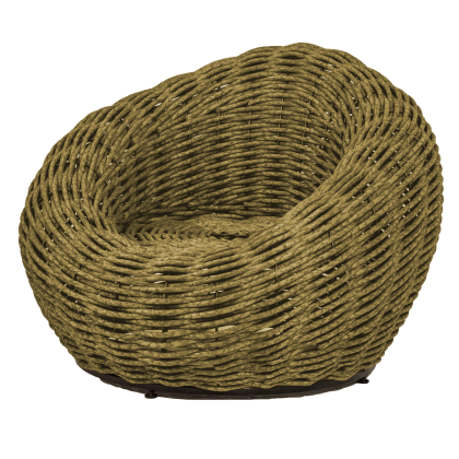 Кресло-гнездо плетеное DeckWOOD Nest (темно-зеленый)