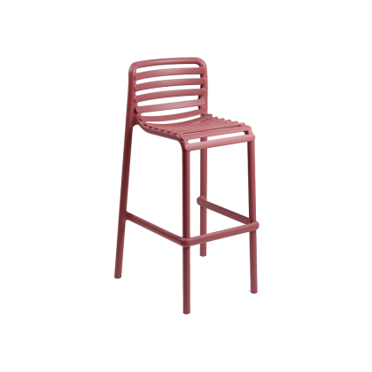 DOGA STOOL, стул барный пластиковый (marsala/марсала)