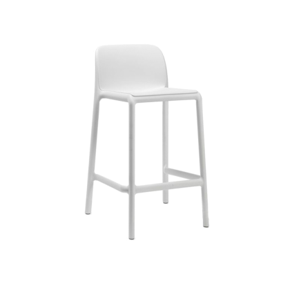FARO MINI, стул полубарный (bianco/белый)