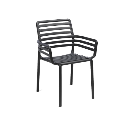 DOGA, кресло пластиковое (antracite/антрацит)