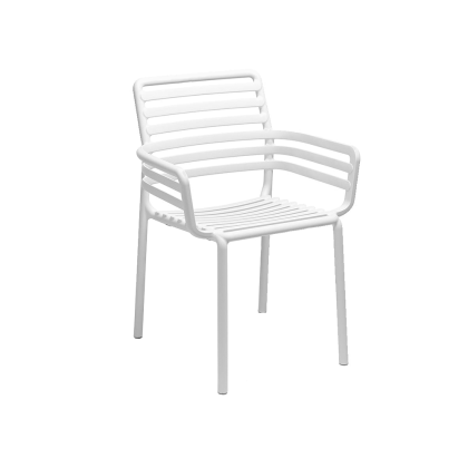 DOGA, кресло пластиковое (bianco/белый)