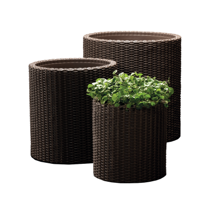 CYLINDER S+M+L, набор из 3 кашпо