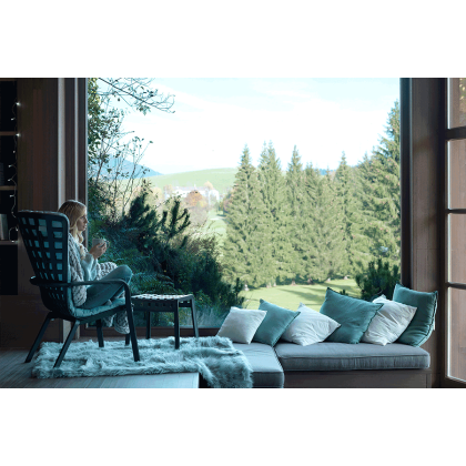 CUSCINO FOLIO COMFORT, подушка для кресла (arctic/голубая)