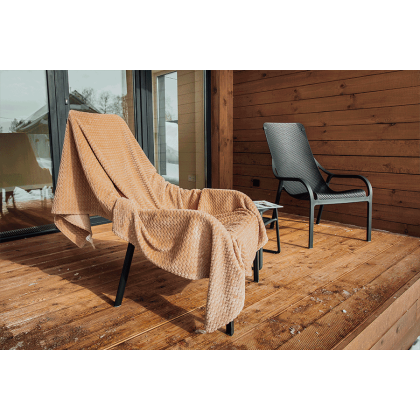 NET LOUNGE, лаунж-кресло пластиковое (antracite/антрацит)