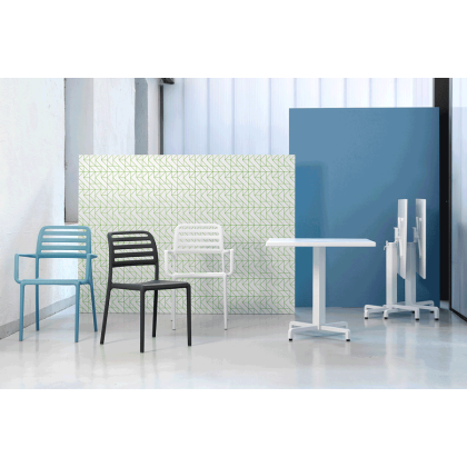 COSTA, кресло пластиковое (celeste/голубой)