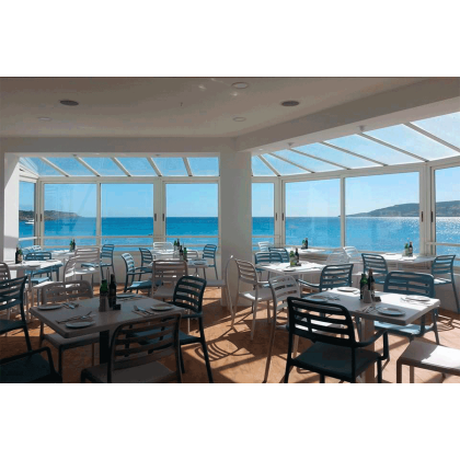 COSTA, кресло пластиковое (celeste/голубой)