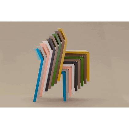 TRILL BISTROT, стул пластиковый (antracite/антрацит)