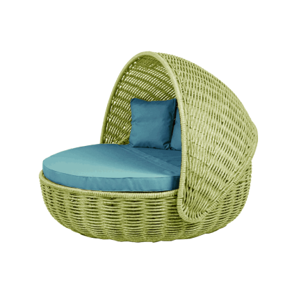 Беседка-кровать NestBed с откидным верхом DeckWOOD (салатовый)