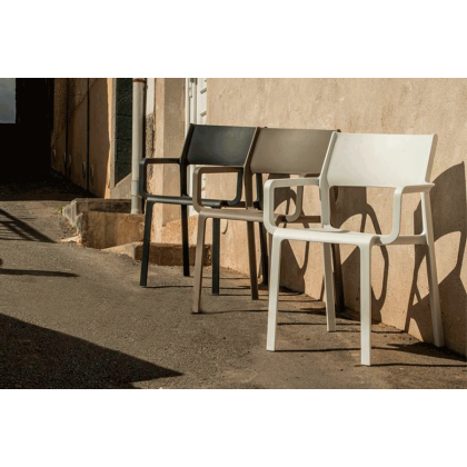 TRILL ARMCHAIR, кресло пластиковое (antracite/антрацит)