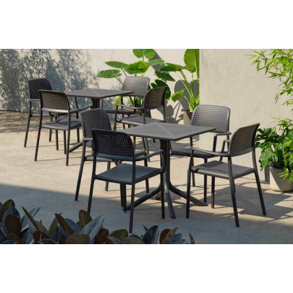 BORA, кресло пластиковое (antracite/антрацит)