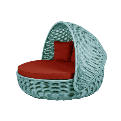 Беседка-кровать NestBed с откидным верхом DeckWOOD (голубой)