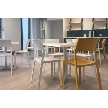 TRILL BISTROT, стул пластиковый (senape/горчица)