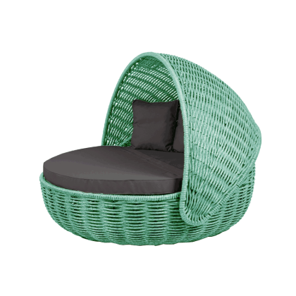 Беседка-кровать NestBed с откидным верхом DeckWOOD (бирюза)