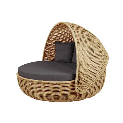 Беседка-кровать NestBed с откидным верхом DeckWOOD (песочный)