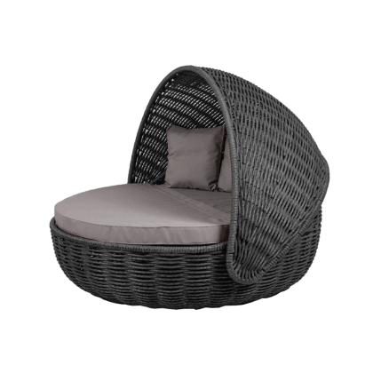 Беседка-кровать NestBed с откидным верхом DeckWOOD (черный)