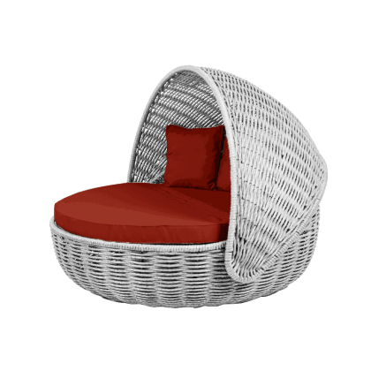 Беседка-кровать NestBed с откидным верхом DeckWOOD (белый)