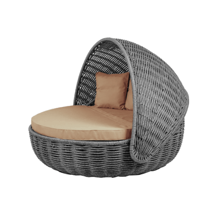 Беседка-кровать NestBed с откидным верхом DeckWOOD (серый)