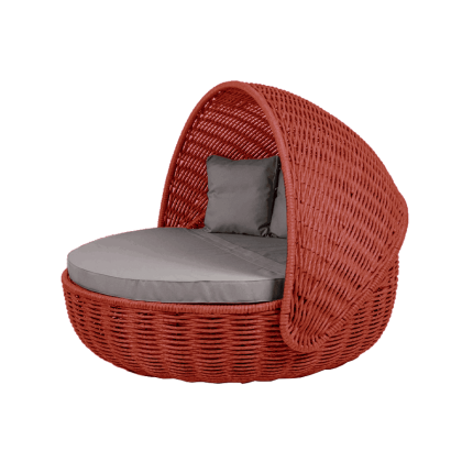 Беседка-кровать NestBed с откидным верхом DeckWOOD (красный)