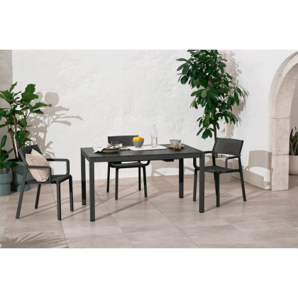 TRILL ARMCHAIR, кресло пластиковое (antracite/антрацит)